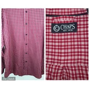 Men’s large CHAPS button down